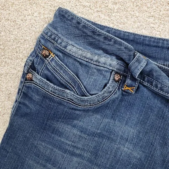 Venezia Womens Bootcut Denim Jeans Sz 20 Mid Rise Medium Wash Stretch Blue Pants - Picture 4 of 12